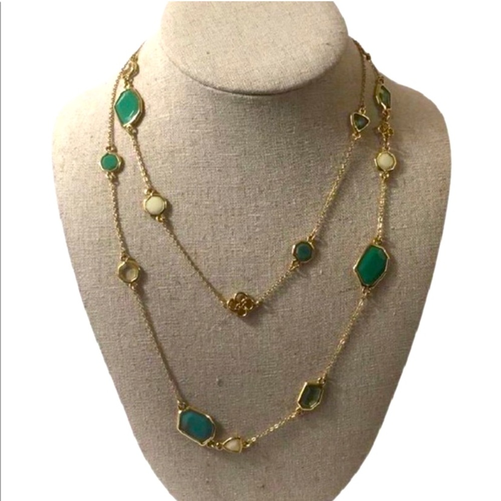 Stella & Dot Pippa Necklace - Green